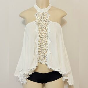 White off the shoulder blouse